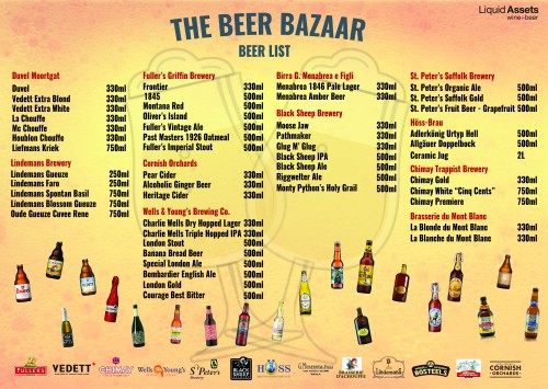 We will be showcasing different kinds of craft beers from around the world. Come and join us!!